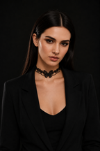 Noir Butterfly Choker