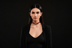 Crimson Spider Velvet Choker