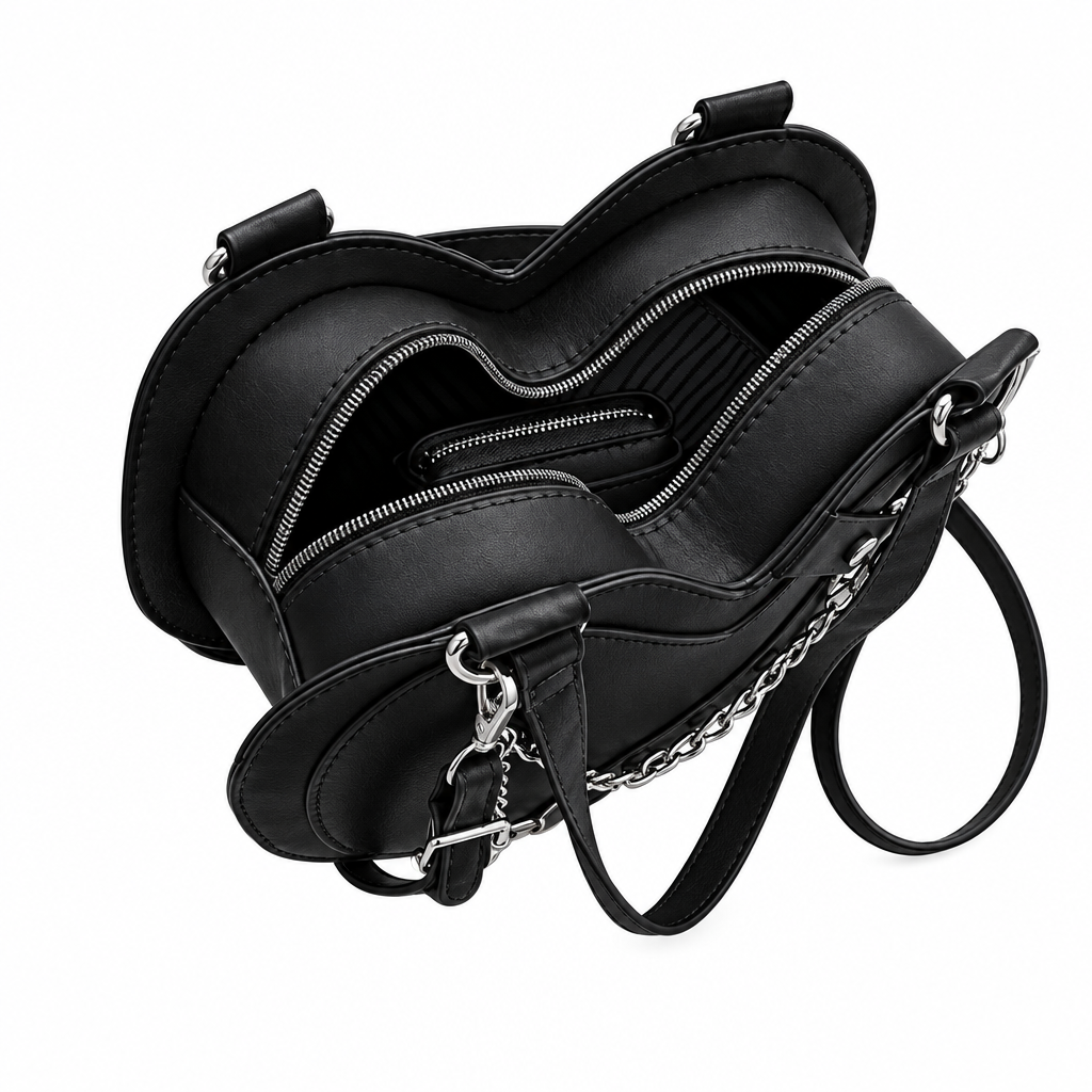 Black bag, no background, no hand, no text
