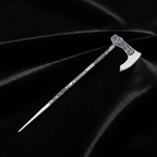 Norse Raven Axe Hair Pin – Black Velvet