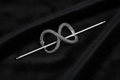 Ouroboros Hair Stick – Black Velvet