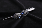 Sapphire Bow Barrette – v2