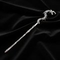Serpent Drake Hair Pin – Black Velvet