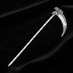 Skull Reaper Hair Pin – Black Velvet