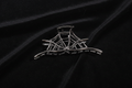 Spider Web Claw Clip – Gun Black – Black Velvet