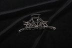 Spider Web Claw Clip – Gun Black – Black Velvet