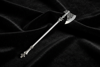 Viking Axe Hair Pin – Black Velvet v2